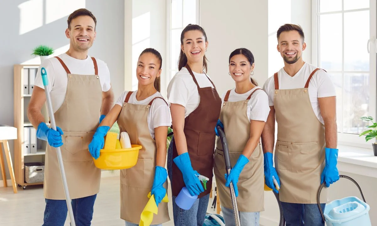 Professional cleaning team from Dazzle & Shine Maids in Orlando, FL