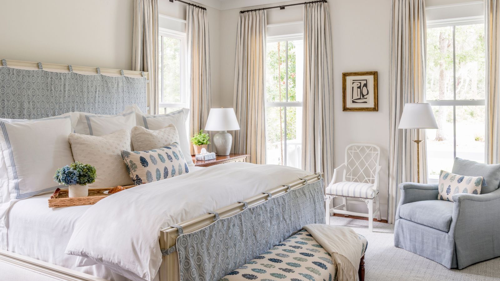 Photo-ready Orlando Airbnb bedroom after maid service